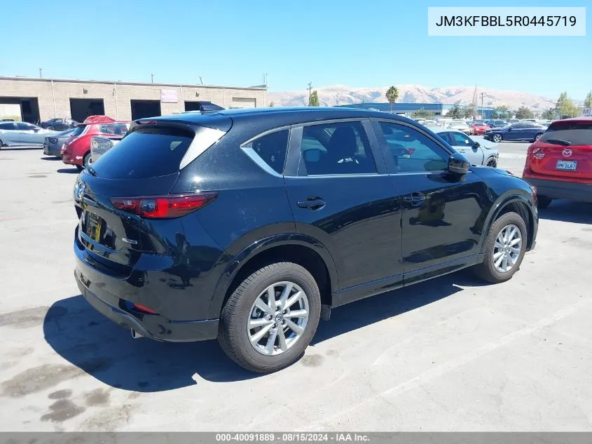 2024 Mazda Cx-5 2.5 S Select VIN: JM3KFBBL5R0445719 Lot: 40091889