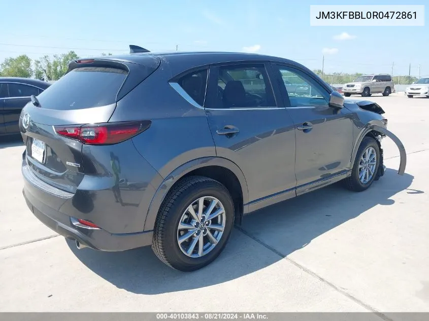 2024 Mazda Cx-5 Select VIN: JM3KFBBL0R0472861 Lot: 40103843