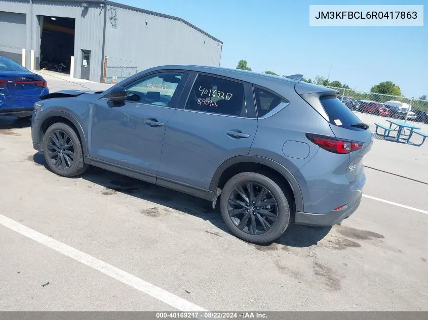 2024 Mazda Cx-5 2.5 S Carbon Edition VIN: JM3KFBCL6R0417863 Lot: 40169217