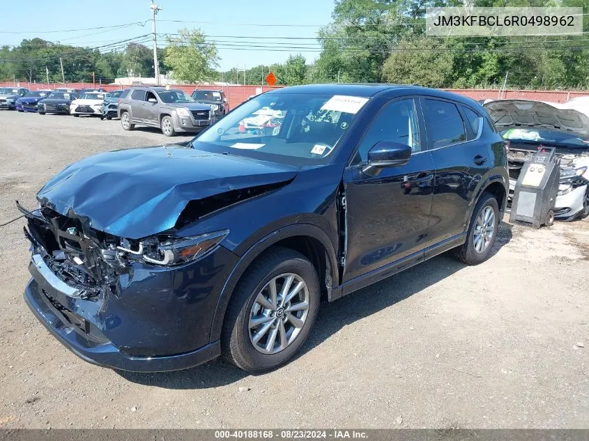 2024 Mazda Cx-5 2.5 S Preferred VIN: JM3KFBCL6R0498962 Lot: 40188168