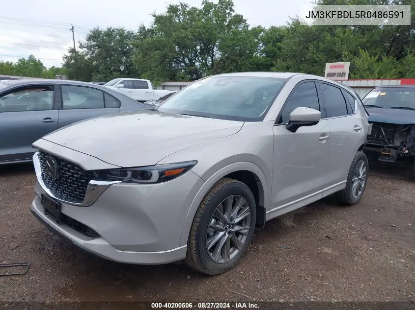 2024 Mazda Cx-5 2.5 S Premium VIN: JM3KFBDL5R0486591 Lot: 40200506