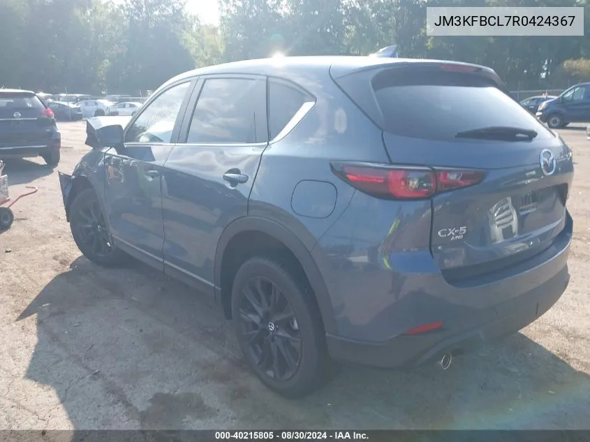 2024 Mazda Cx-5 2.5 S Carbon Edition VIN: JM3KFBCL7R0424367 Lot: 40215805