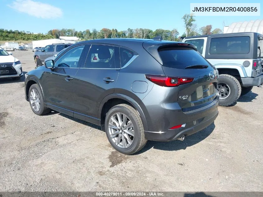 2024 Mazda Cx-5 2.5 S Premium VIN: JM3KFBDM2R0400856 Lot: 40279011