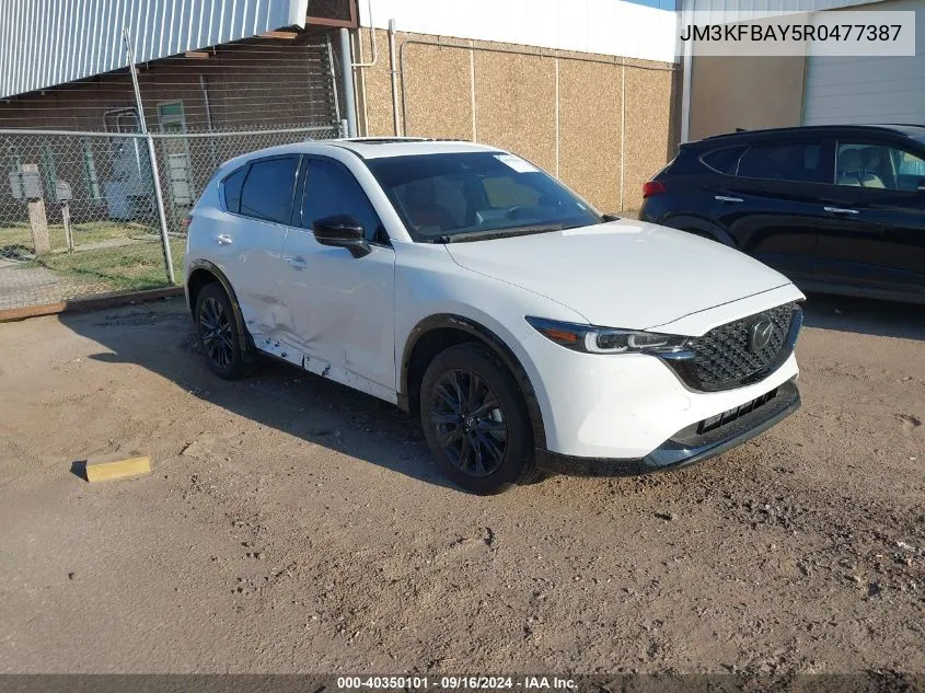 2024 Mazda Cx-5 Carbon Turbo VIN: JM3KFBAY5R0477387 Lot: 40350101