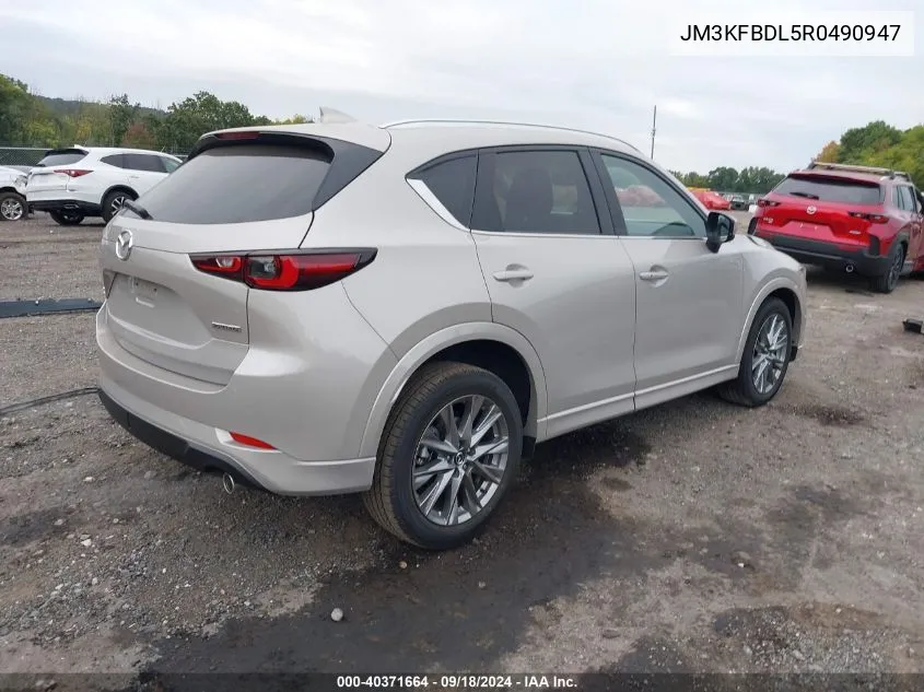 2024 Mazda Cx-5 Premium VIN: JM3KFBDL5R0490947 Lot: 40371664