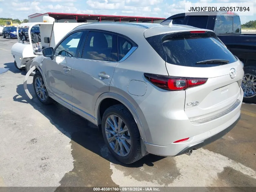 2024 Mazda Cx-5 2.5 S Premium VIN: JM3KFBDL4R0517894 Lot: 40381760