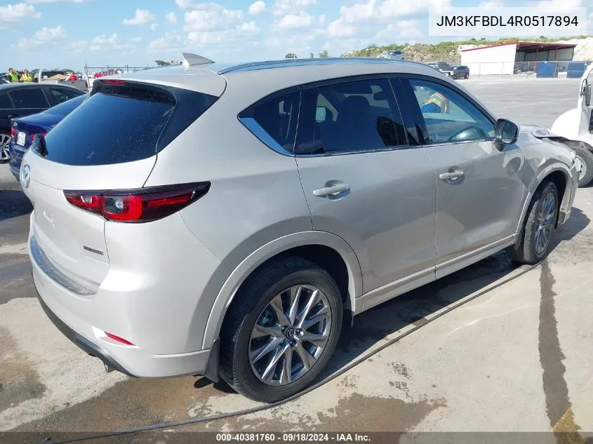 2024 Mazda Cx-5 2.5 S Premium VIN: JM3KFBDL4R0517894 Lot: 40381760