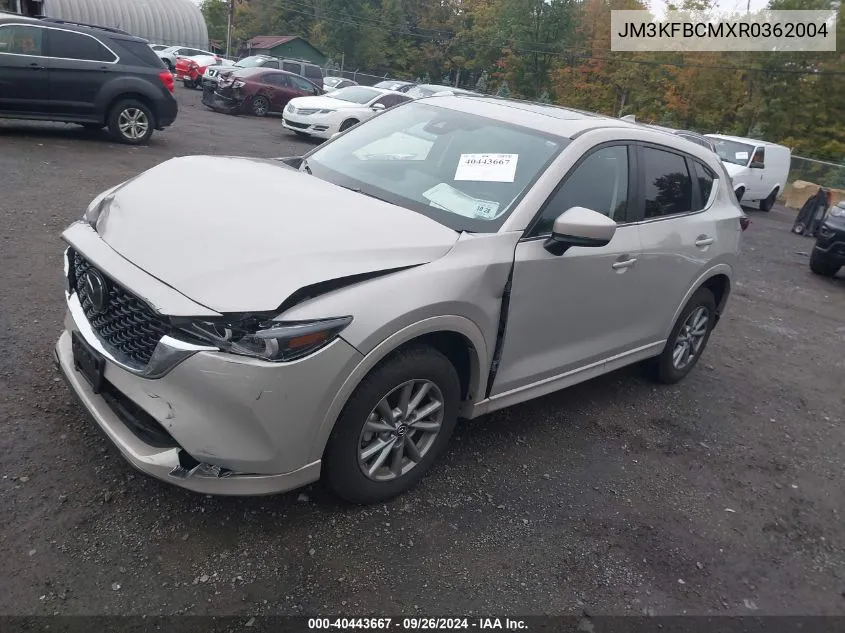 2024 Mazda Cx-5 2.5 S Preferred VIN: JM3KFBCMXR0362004 Lot: 40443667