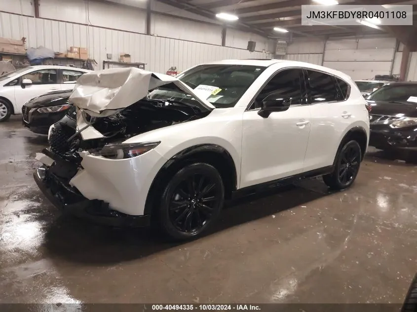 2024 Mazda Cx-5 2.5 Turbo Premium VIN: JM3KFBDY8R0401108 Lot: 40494335