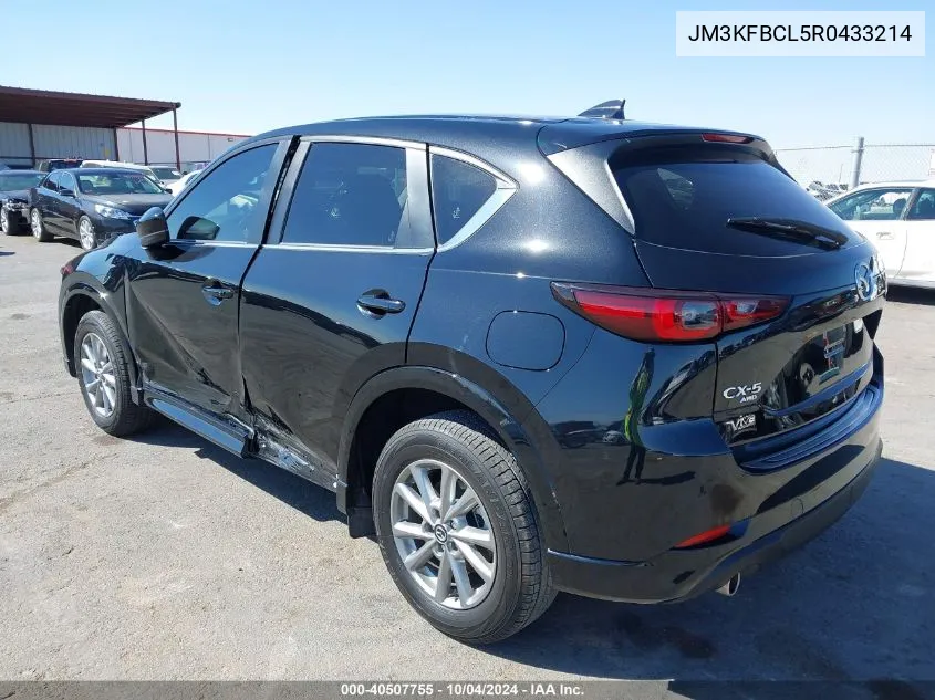 2024 Mazda Cx-5 2.5 S Preferred VIN: JM3KFBCL5R0433214 Lot: 40507755