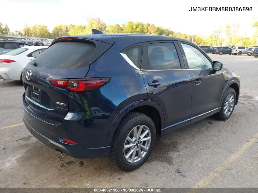 2024 Mazda Cx-5 Select VIN: JM3KFBBM8R0386898 Lot: 40521968