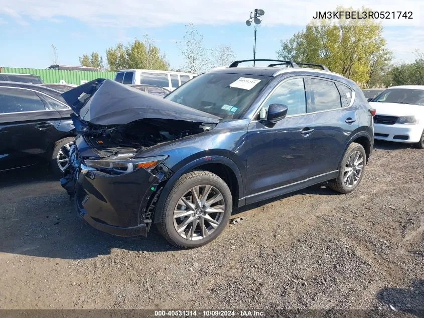 2024 Mazda Cx-5 2.5 S Premium Plus VIN: JM3KFBEL3R0521742 Lot: 40531314