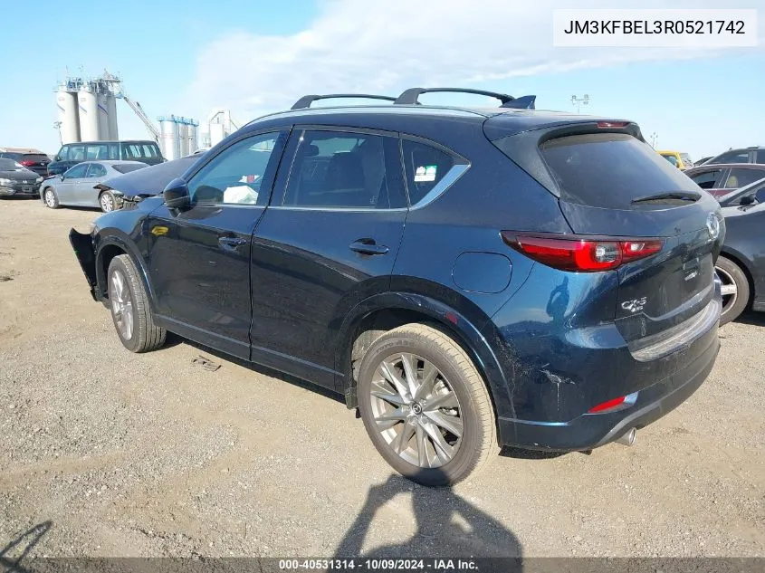 2024 Mazda Cx-5 2.5 S Premium Plus VIN: JM3KFBEL3R0521742 Lot: 40531314