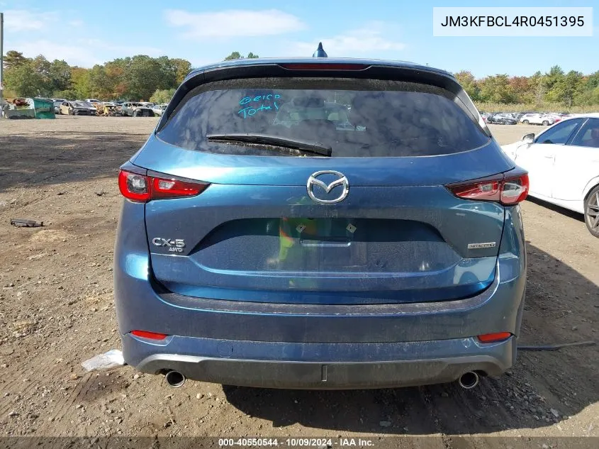 2024 Mazda Cx-5 Preferred VIN: JM3KFBCL4R0451395 Lot: 40550544