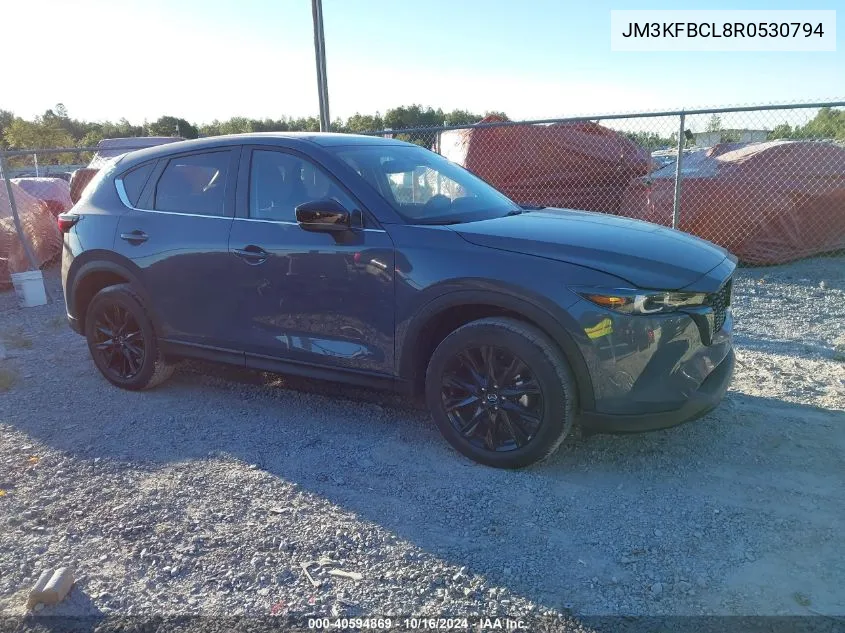 2024 Mazda Cx-5 2.5 S Carbon Edition VIN: JM3KFBCL8R0530794 Lot: 40594869