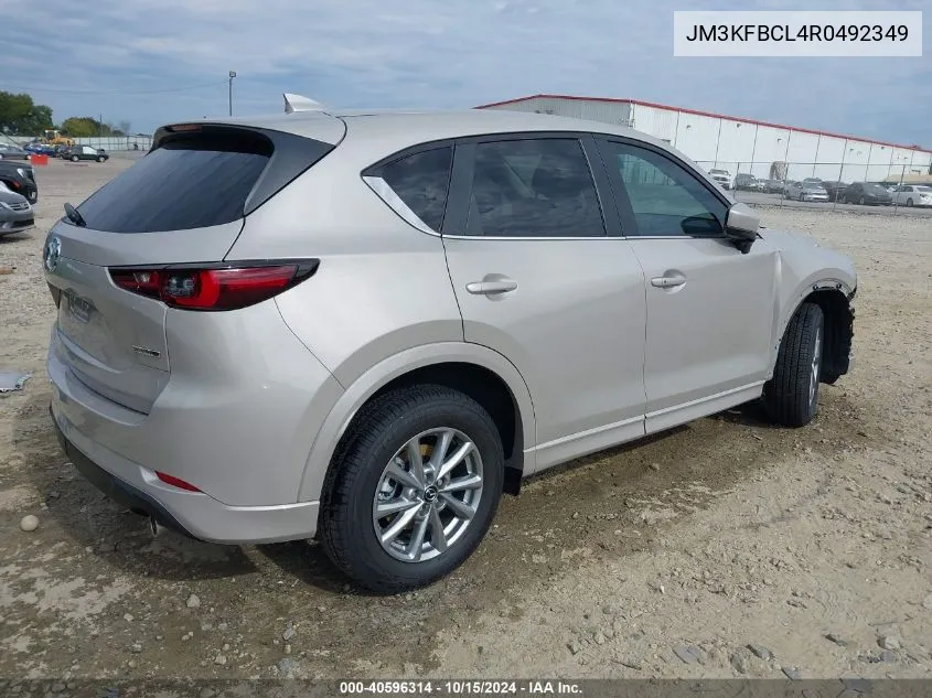 2024 Mazda Cx-5 2.5 S Preferred VIN: JM3KFBCL4R0492349 Lot: 40596314