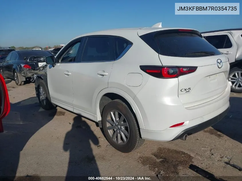 2024 Mazda Cx-5 2.5 S Select VIN: JM3KFBBM7R0354735 Lot: 40652544