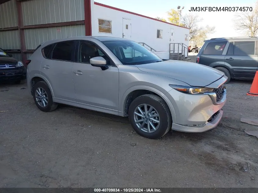 2024 Mazda Cx-5 2.5 S Preferred VIN: JM3KFBCM4R0374570 Lot: 40709834