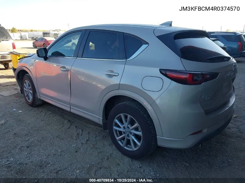 2024 Mazda Cx-5 2.5 S Preferred VIN: JM3KFBCM4R0374570 Lot: 40709834