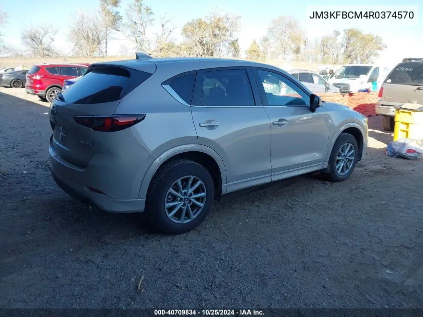 2024 Mazda Cx-5 2.5 S Preferred VIN: JM3KFBCM4R0374570 Lot: 40709834