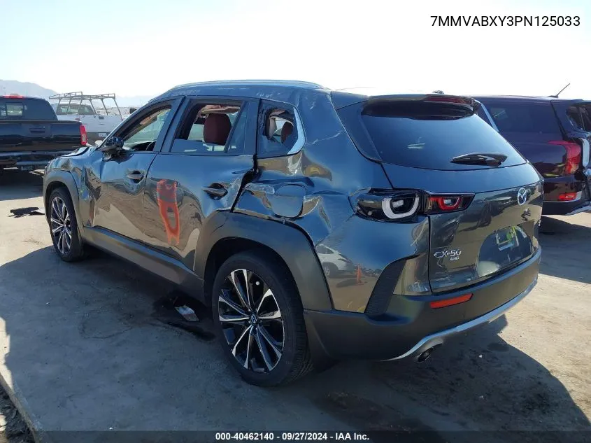 2023 Mazda Cx-50 2.5 Turbo VIN: 7MMVABXY3PN125033 Lot: 40462140