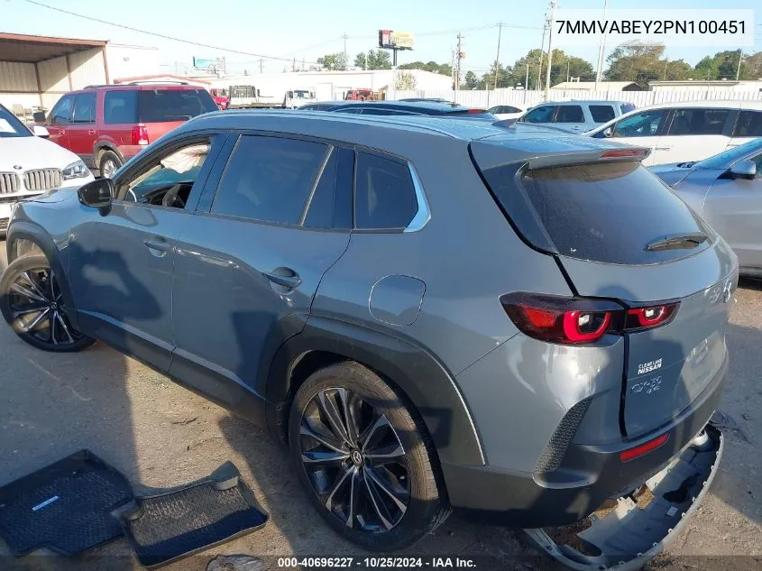 2023 Mazda Cx-50 2.5 Turbo Premium Plus VIN: 7MMVABEY2PN100451 Lot: 40696227