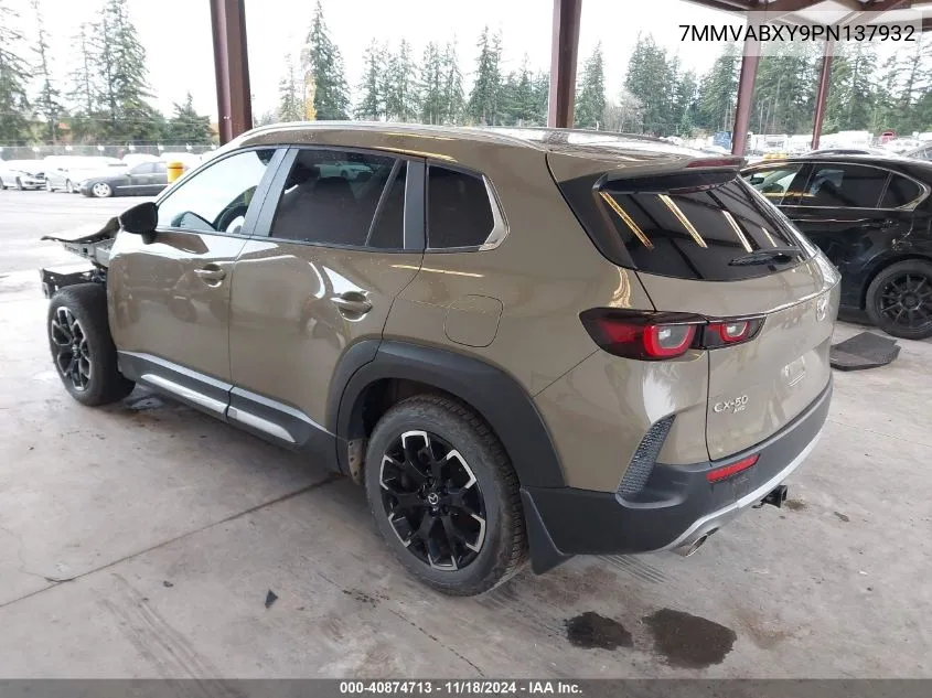 2023 Mazda Cx-50 2.5 Turbo Meridian Edition VIN: 7MMVABXY9PN137932 Lot: 40874713