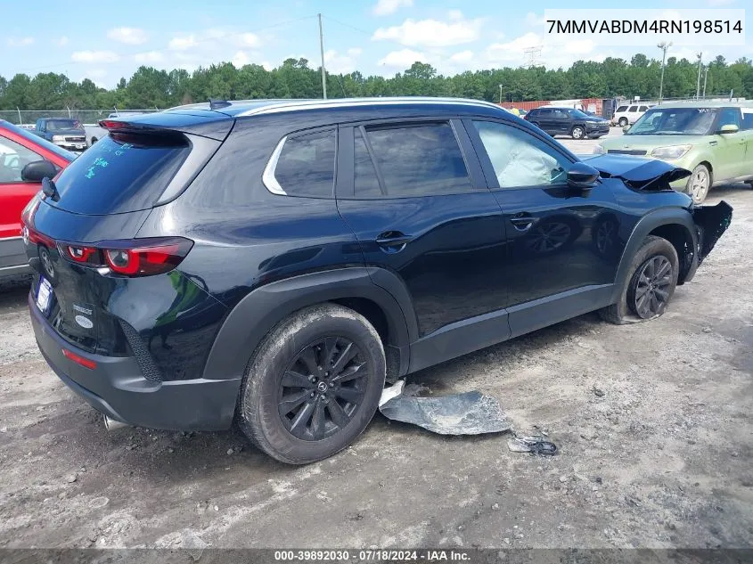 2024 Mazda Cx-50 2.5 S Premium VIN: 7MMVABDM4RN198514 Lot: 39892030