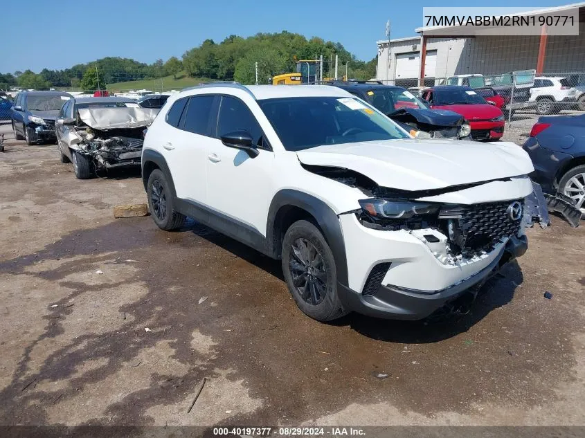 2024 Mazda Cx-50 2.5 S Preferred VIN: 7MMVABBM2RN190771 Lot: 40197377