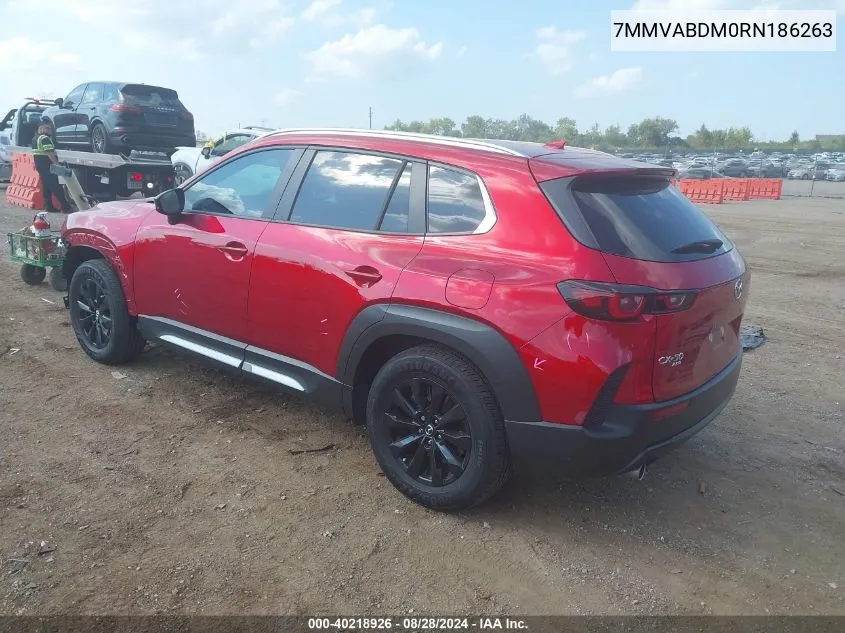 2024 Mazda Cx-50 2.5 S Premium VIN: 7MMVABDM0RN186263 Lot: 40218926