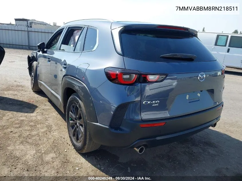 2024 Mazda Cx-50 2.5 S Preferred VIN: 7MMVABBM8RN218511 Lot: 40245249