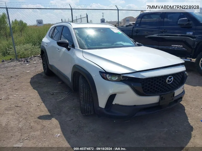 2024 Mazda Cx-50 2.5 S Premium VIN: 7MMVABDM7RN228928 Lot: 40374572