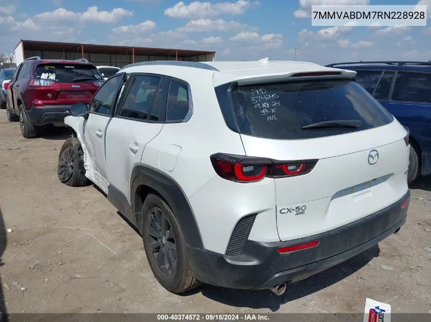 2024 Mazda Cx-50 2.5 S Premium VIN: 7MMVABDM7RN228928 Lot: 40374572