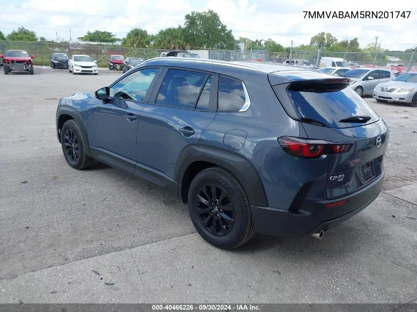 2024 Mazda Cx-50 2.5 S Select VIN: 7MMVABAM5RN201747 Lot: 40466226