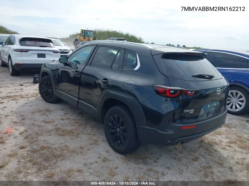 2024 Mazda Cx-50 2.5 S Preferred VIN: 7MMVABBM2RN162212 Lot: 40518424