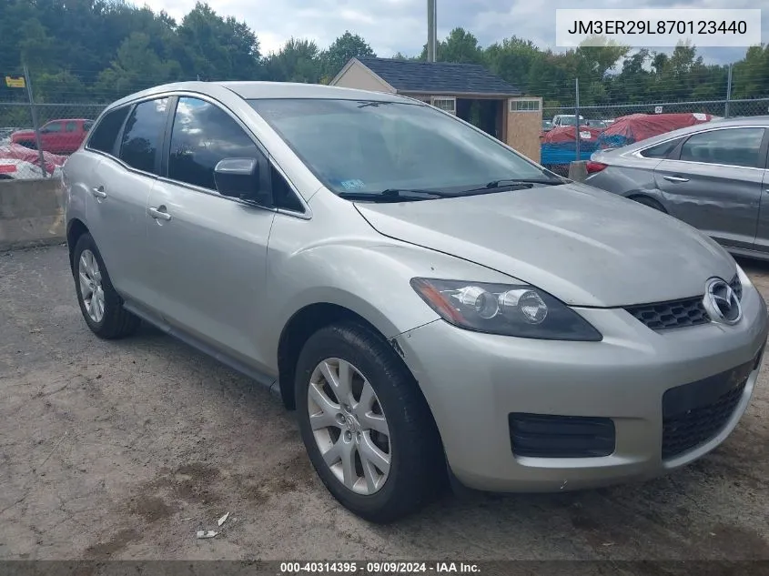 2007 Mazda Cx-7 Sport VIN: JM3ER29L870123440 Lot: 40314395