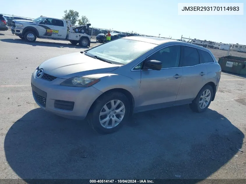 JM3ER293170114983 2007 Mazda Cx-7 Touring