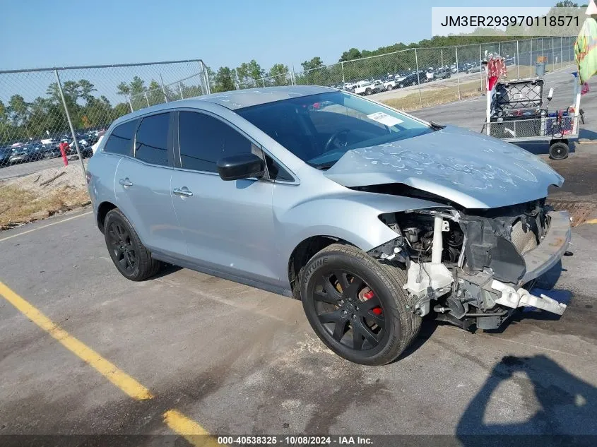 JM3ER293970118571 2007 Mazda Cx-7 Touring