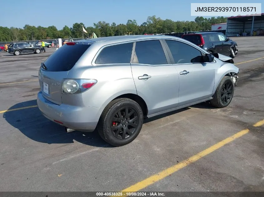 2007 Mazda Cx-7 Touring VIN: JM3ER293970118571 Lot: 40538325