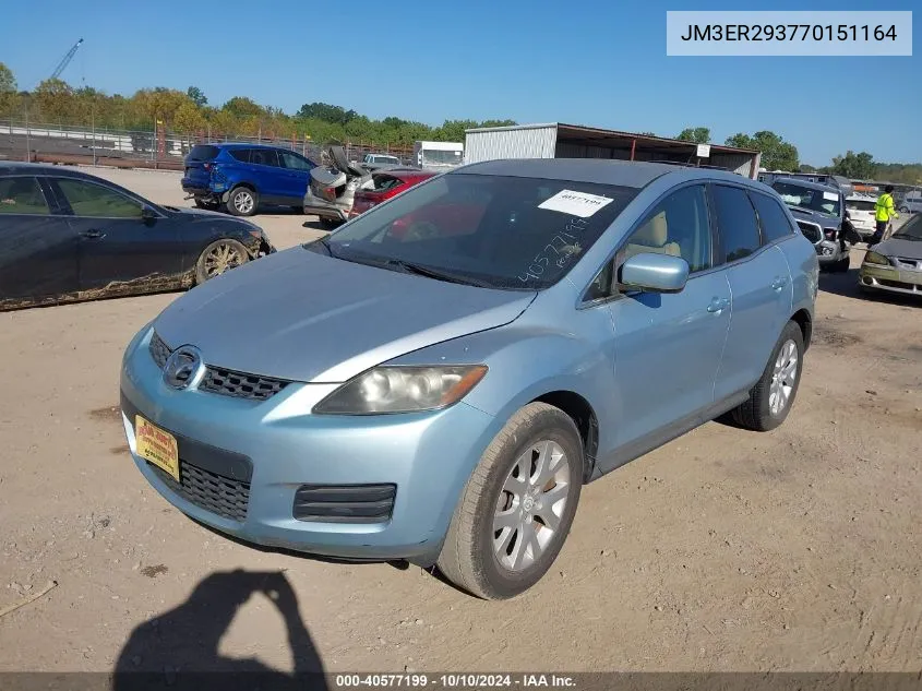 2007 Mazda Cx-7 Sport VIN: JM3ER293770151164 Lot: 40577199