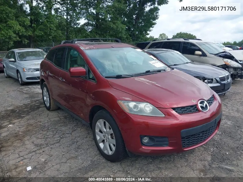 JM3ER29L580171706 2008 Mazda Cx-7 Grand Touring