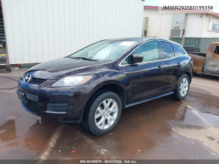 2008 Mazda Cx-7 Sport VIN: JM3ER293580199358 Lot: 40169879