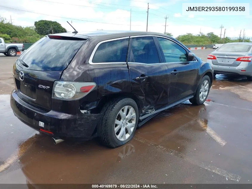 JM3ER293580199358 2008 Mazda Cx-7 Sport