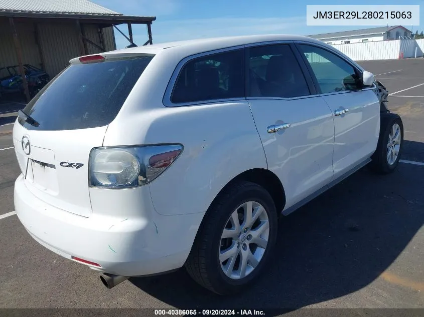 JM3ER29L280215063 2008 Mazda Cx-7 Grand Touring