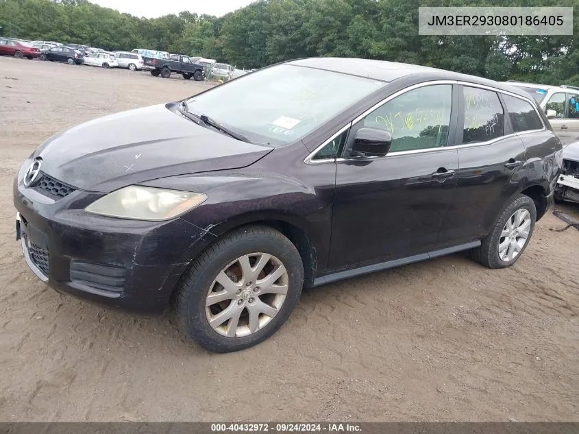 2008 Mazda Cx-7 Sport VIN: JM3ER293080186405 Lot: 40432972