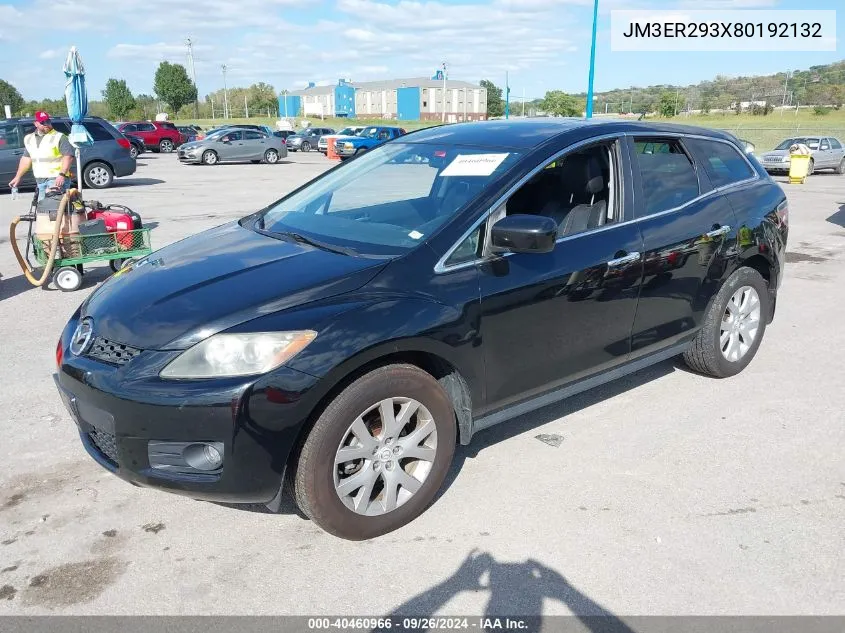 2008 Mazda Cx-7 Grand Touring VIN: JM3ER293X80192132 Lot: 40460966