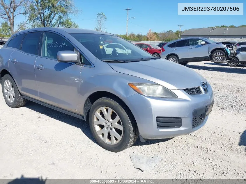 2008 Mazda Cx-7 Sport VIN: JM3ER293780207606 Lot: 40556589