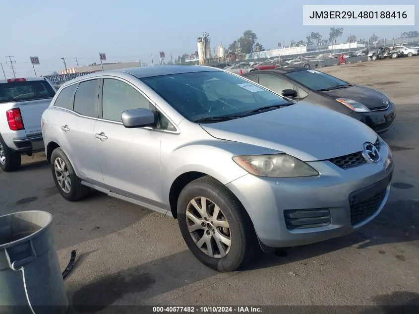 2008 Mazda Cx-7 Sport VIN: JM3ER29L480188416 Lot: 40577482