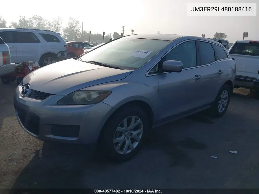 2008 Mazda Cx-7 Sport VIN: JM3ER29L480188416 Lot: 40577482