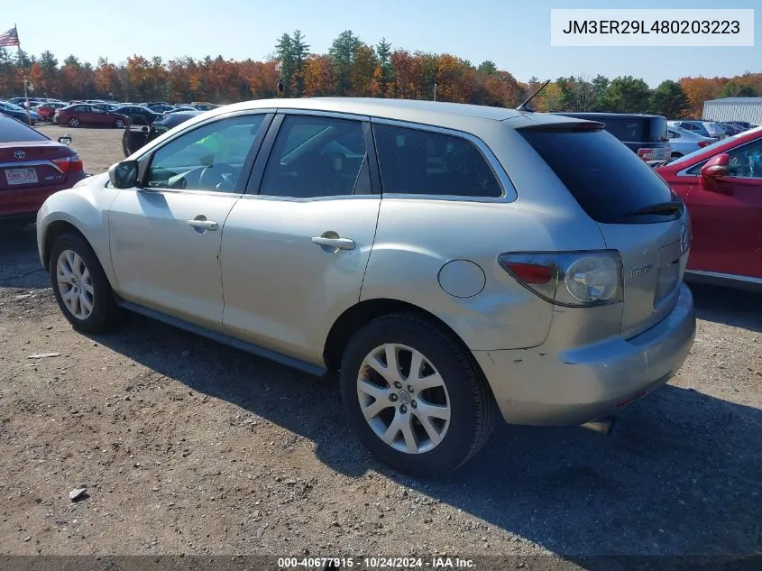 2008 Mazda Cx-7 Sport VIN: JM3ER29L480203223 Lot: 40677915